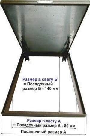 Люк підлоговий OSCAR Люк підлоговий OSCAR