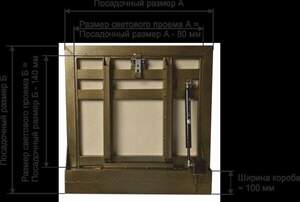 Люк підлоговий OSCAR Standart Люк підлоговий OSCAR Standart